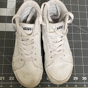 Vans Classic White High-Top Sneakers